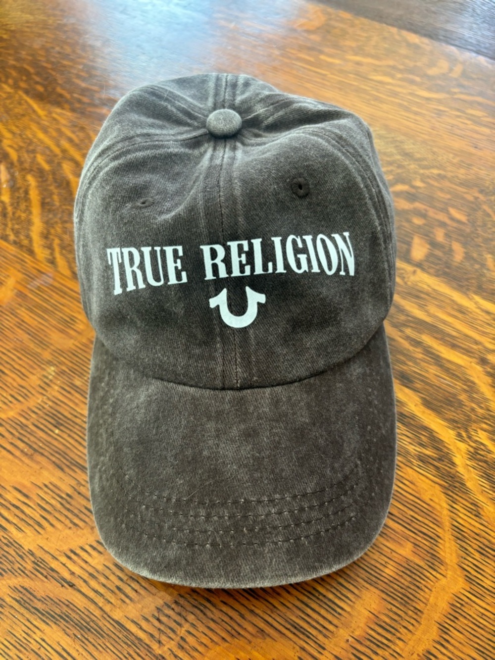 NWOT True Religion Black Washed Hat
